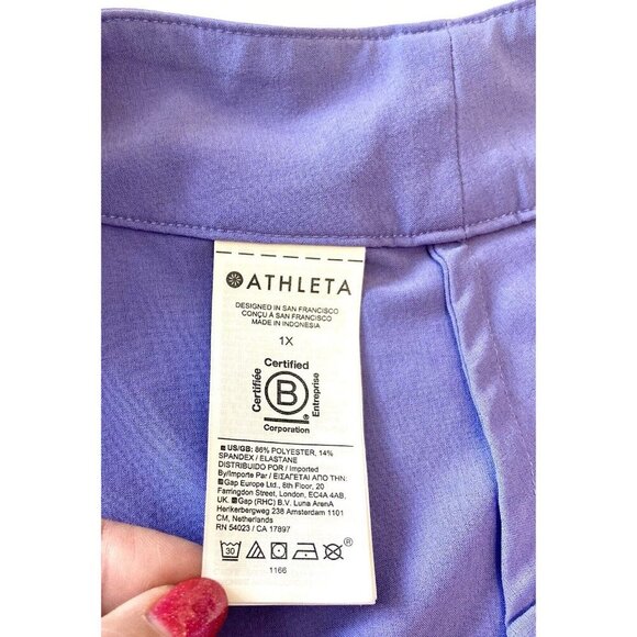 ATHLETA Arrival Dress Size 1X Dark Adonis Blue Lightweight Maxi Long Lagenlook - Picture 11 of 15
